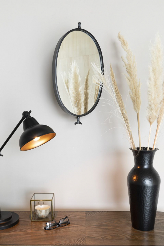 Spiegel 'Lara' - Zwart