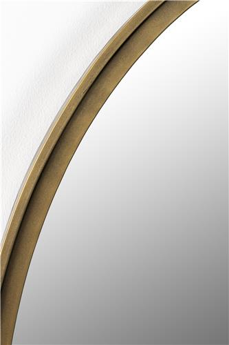 Spiegel 'Matz' Ovaal - Antiek messing