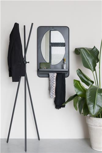 Spiegel 'Pascal' M - Zwart