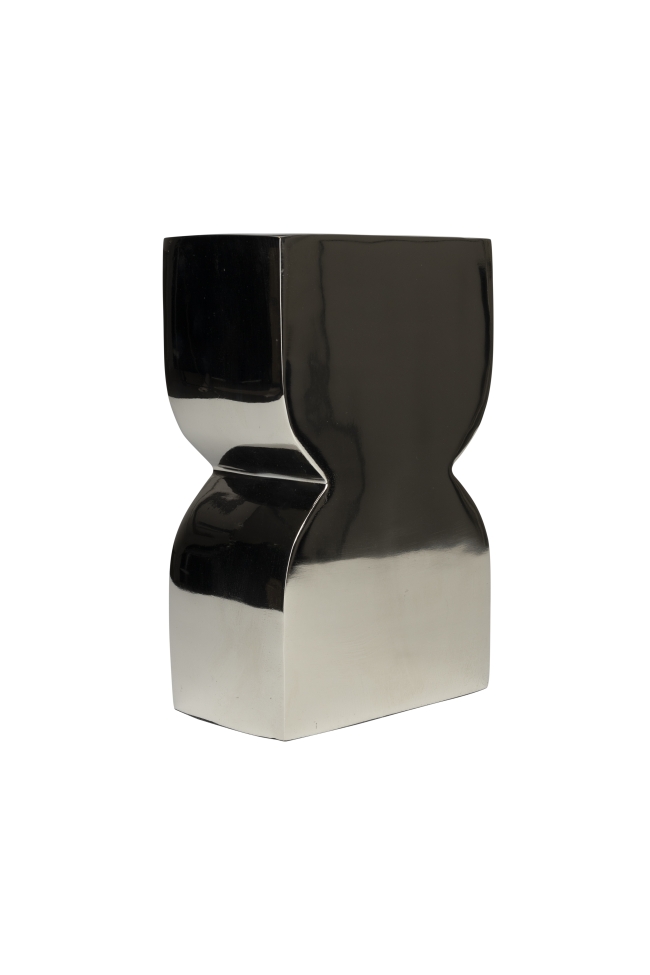 Vaasje Cones L 'Glanzend Zilver' - Zilver