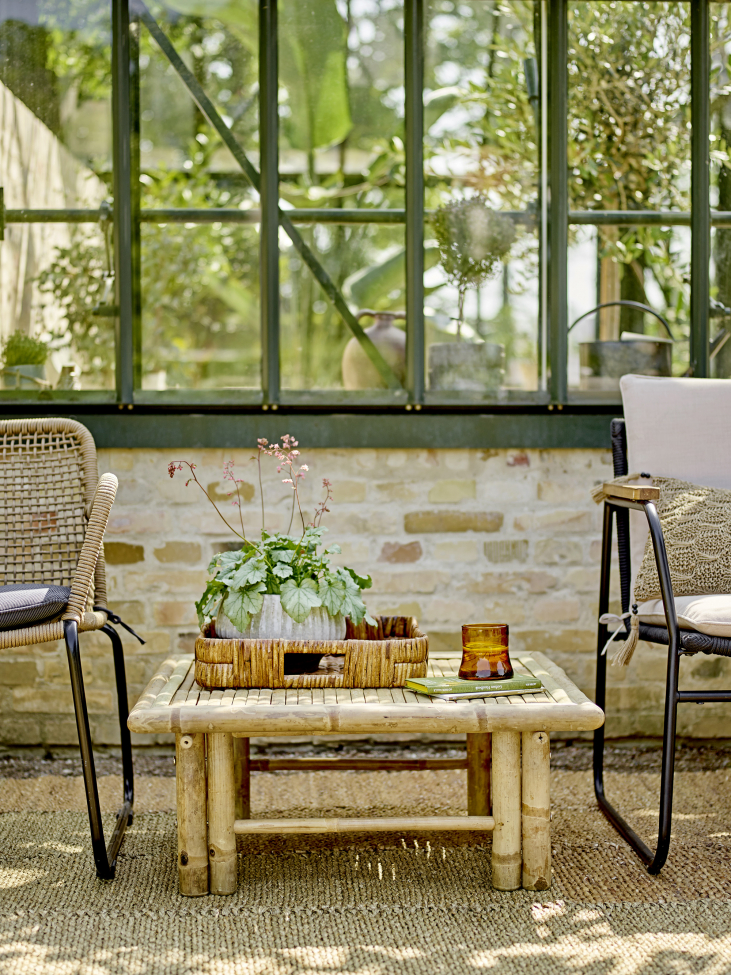 Fauteuil 'Mundo' - Natuur/Grijs