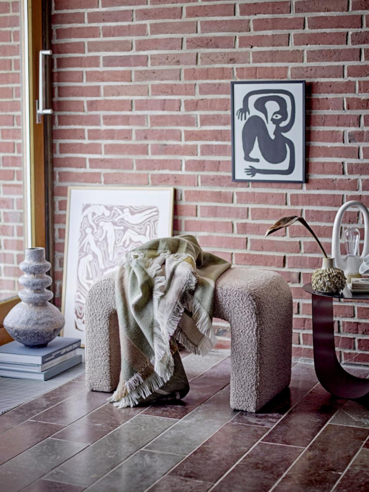 Hocker 'Bobbie' - Beige