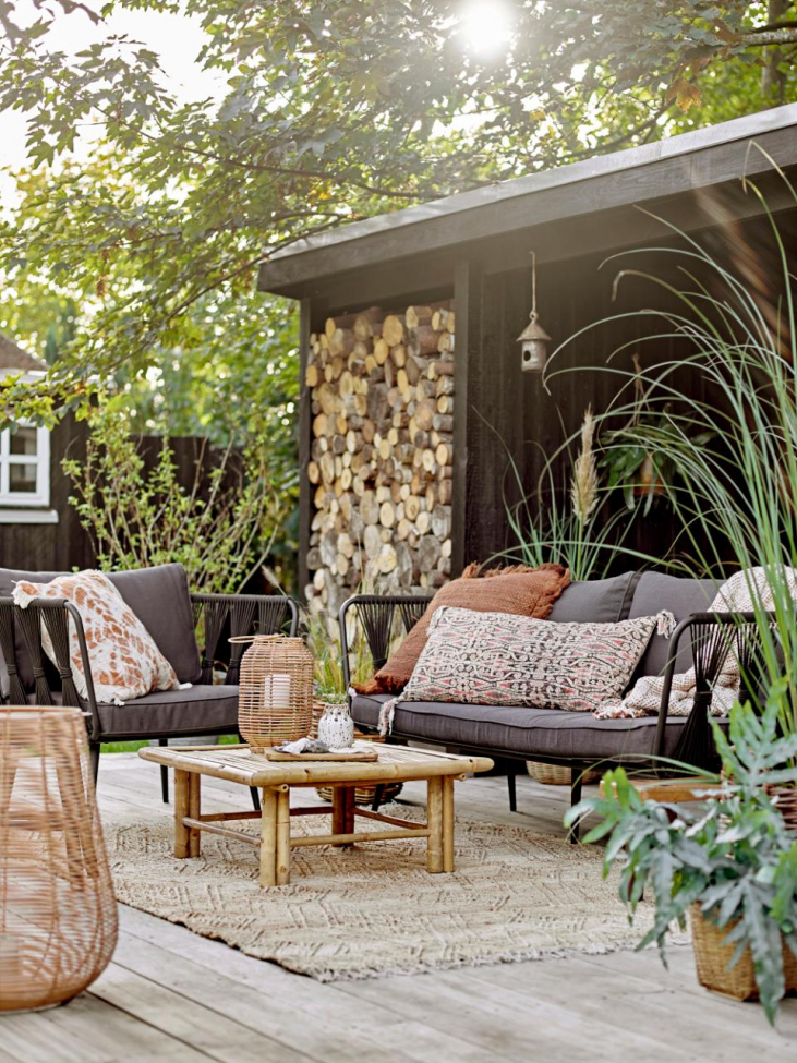 Bank 'Pavone' - Zwart