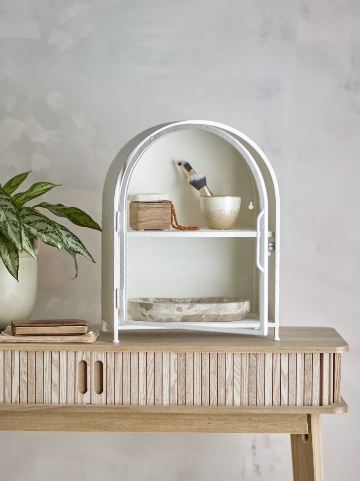 'Soria'-kast – wit/metaal