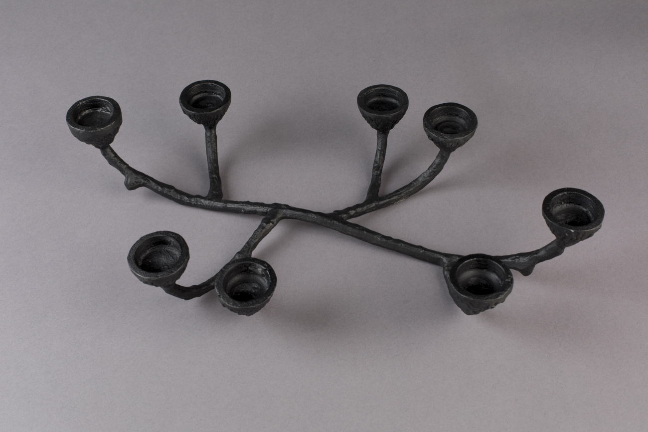 Kaarsenhouder 'Sento' - Zwart