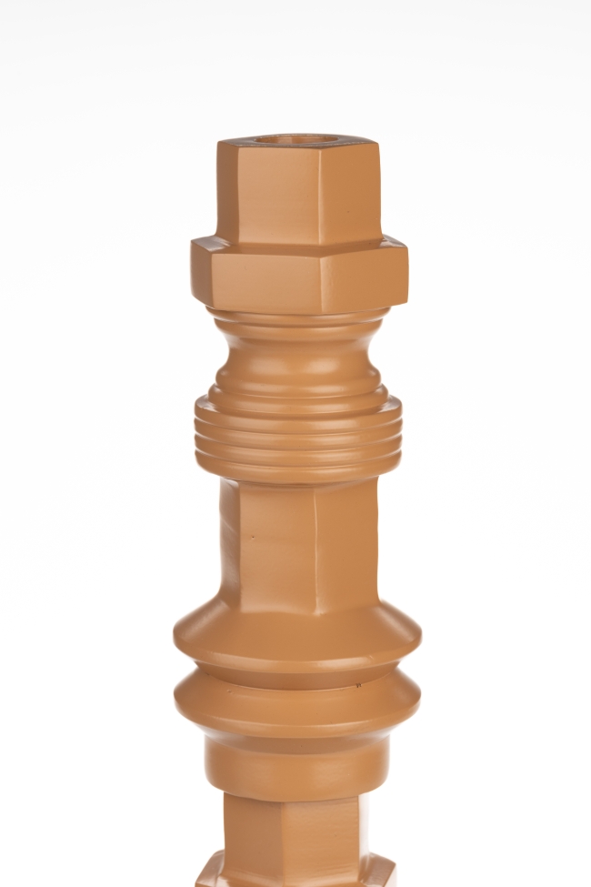 Kaarsenhouder 'Totem' - Terra