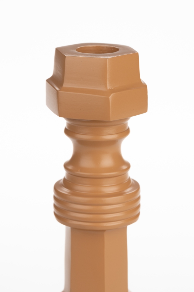 Kaarsenhouder 'Totem' - Terra