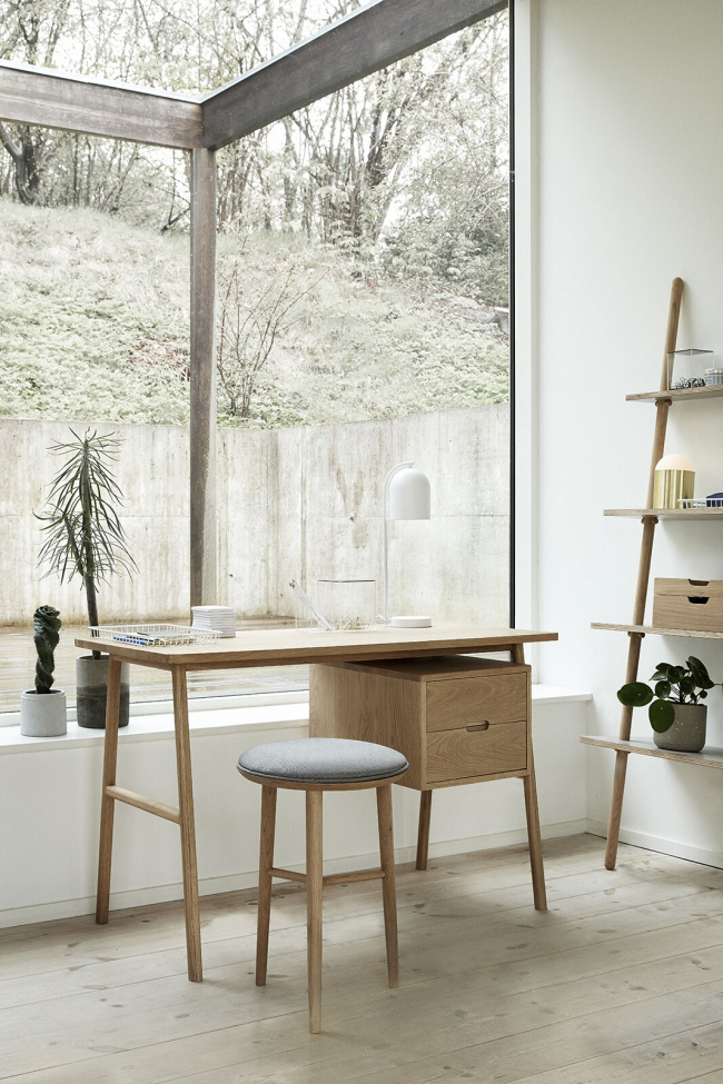 Bureau 'Architect' - Witgepigmenteerd Eik