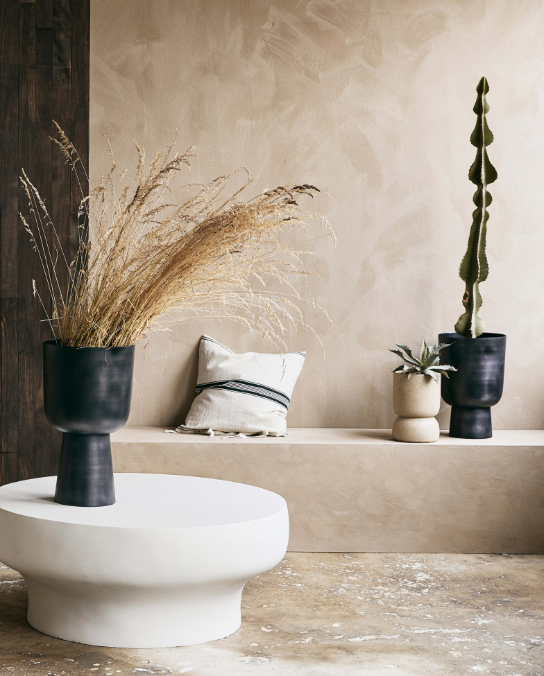 Pot 'Galoa' M - Zwart