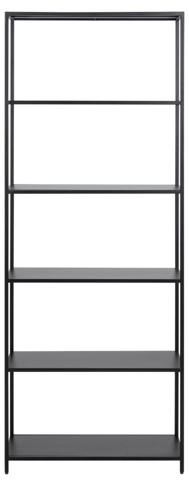 Boekenkast 'Newcastle' 185cm - Zwart