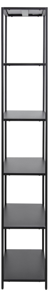 Boekenkast 'Newcastle' 185cm - Zwart