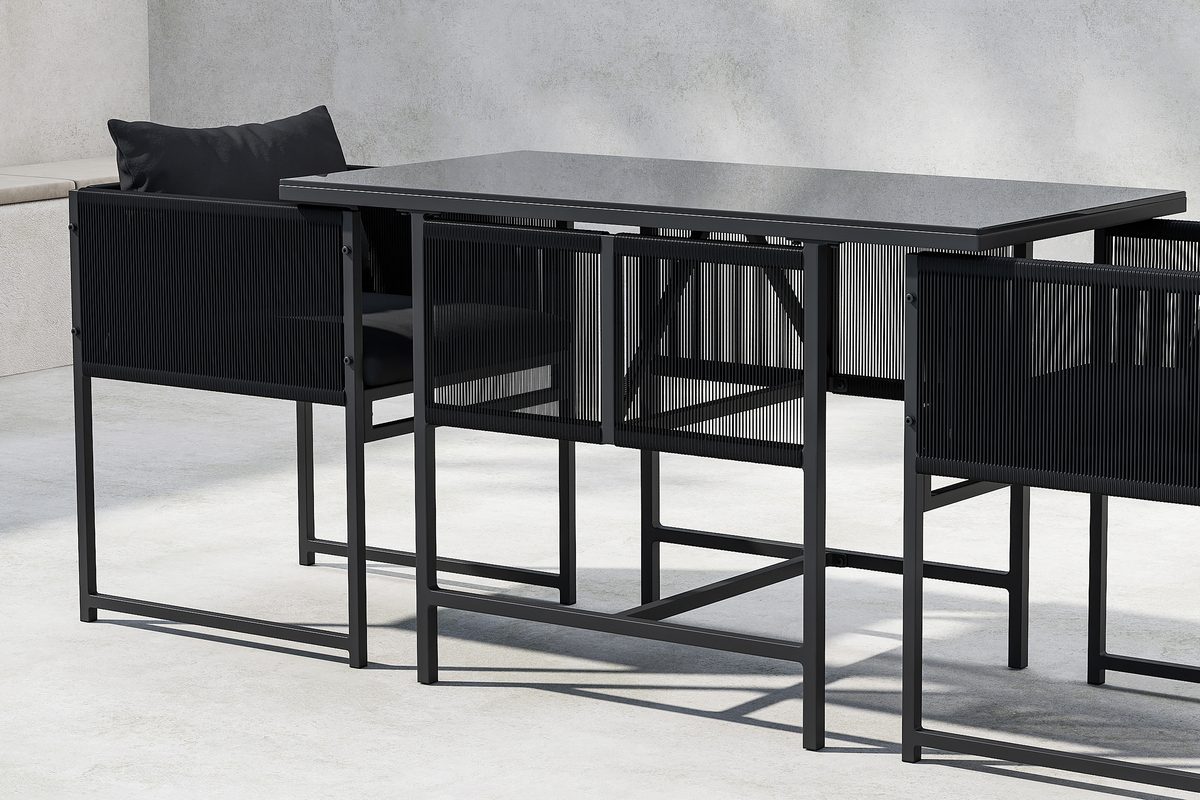 Eettafel 'Cala' - Zwart