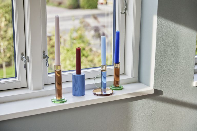 Kaarsenhouders 'Comet' - Bruin