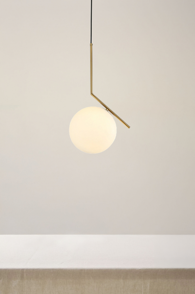 Plafondlamp 'Bellini' M - Messing