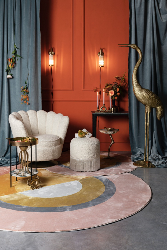 Lamp 'Angel On Fire' - Goud