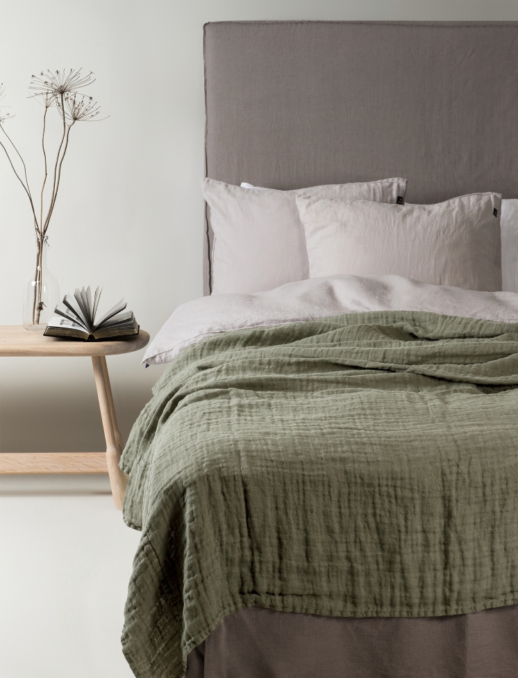 Dekbed 'Hannelin' 260x260 - Groen