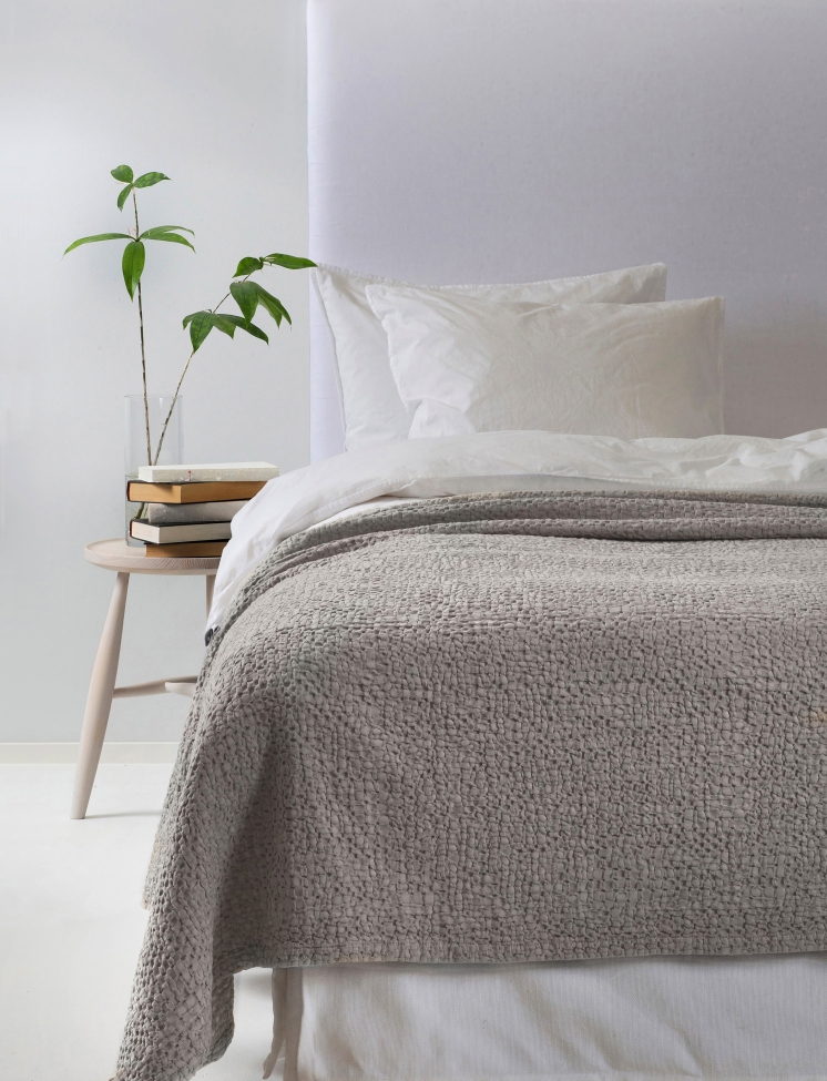 Dekbed 'Dani' 260x260 - Lichtgrijs
