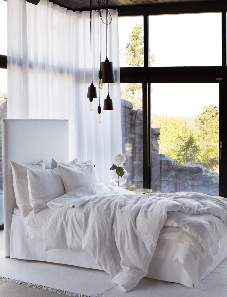 Dekbedovertrek 'Sunrise' 140x200 - Wit