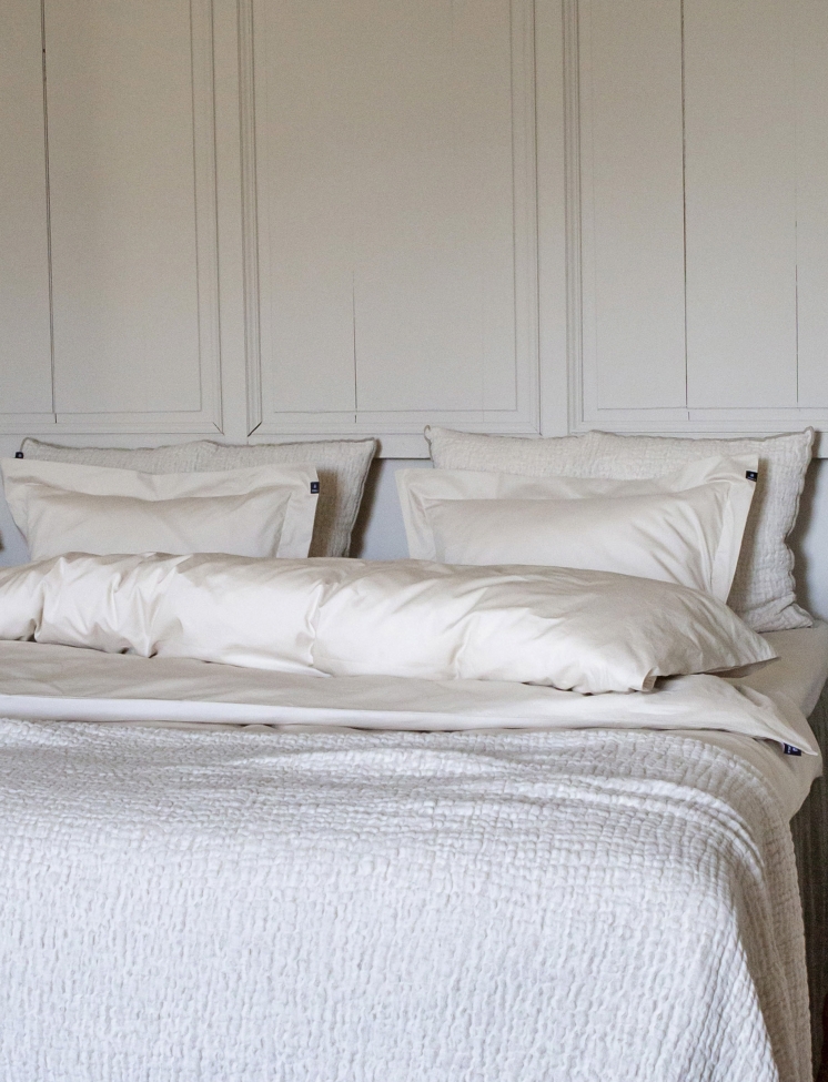 Dekbedovertrek 'Dreamtime' 220x220 - Beige