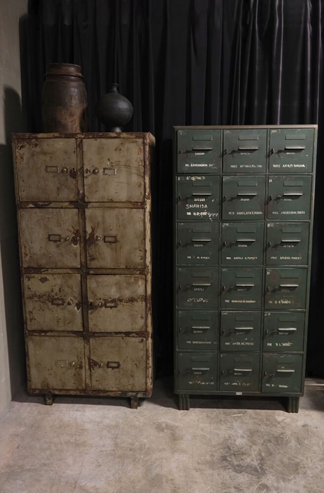 Kast 'Old locker' - Groen