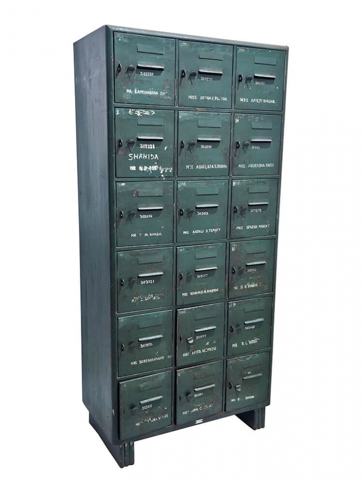 Kast 'Old locker' - Groen