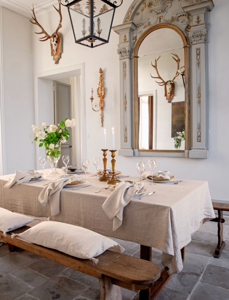 Tafelkleed 'Sunshine' 145x330 - Licht natuur