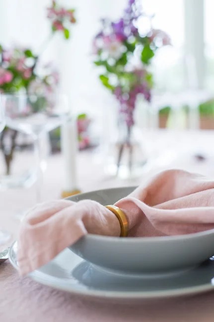 Servetring 'Vasa' Rond 4,7cm - Messing