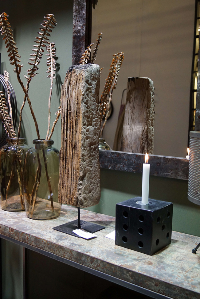 Beeld Vintage - Mooi oud hout