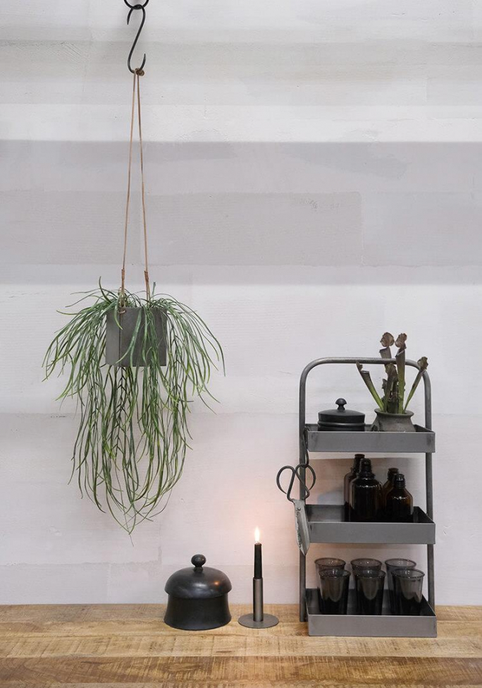 Mooi zwart houten doosje 'Ozzi' L - Hout