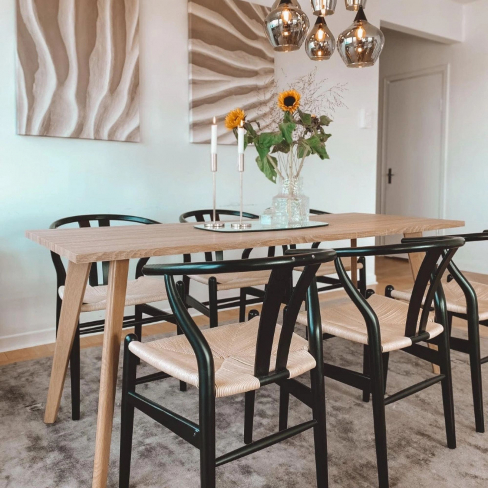 Eettafel 'Nordisk' 180x70cm - Eik