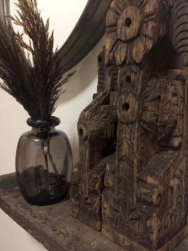 Glazen vaas 'Shape' - Grijs