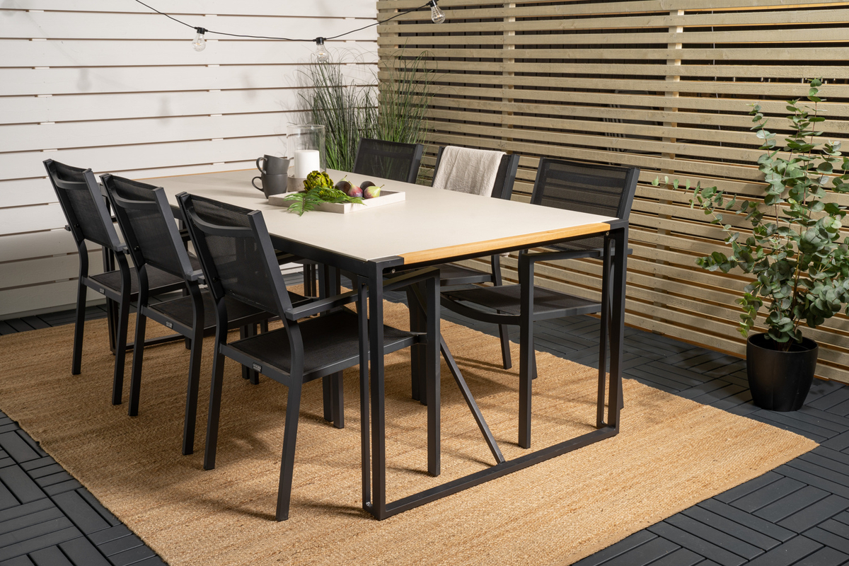 Eettafel 'Umeå' - Zwart