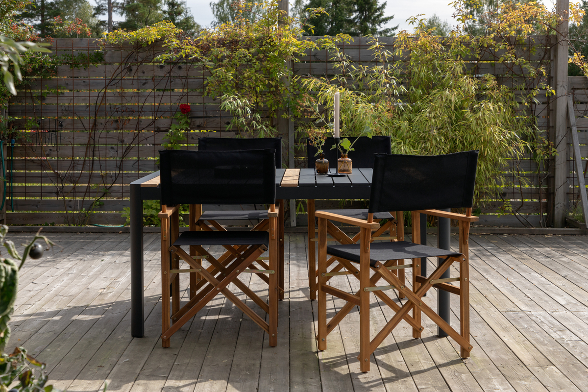 Eettafel 'Jönköping' - Zwart