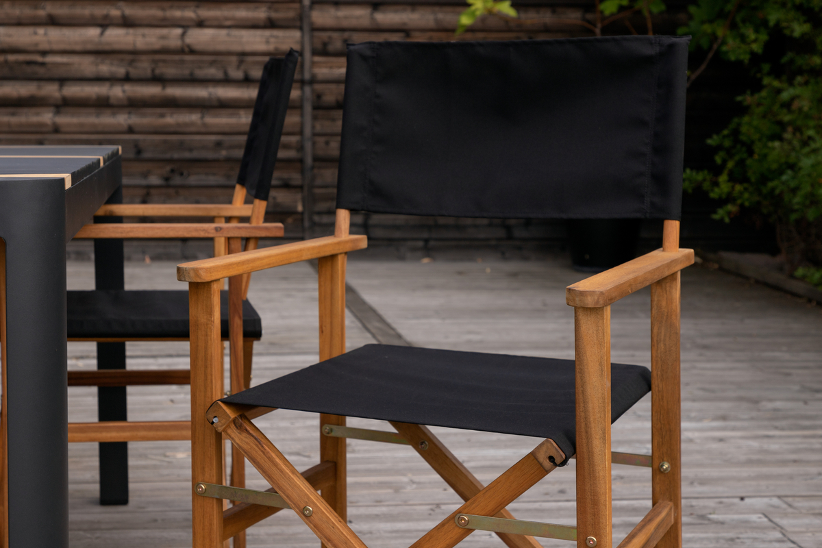 Eettafel 'Jönköping' - Zwart