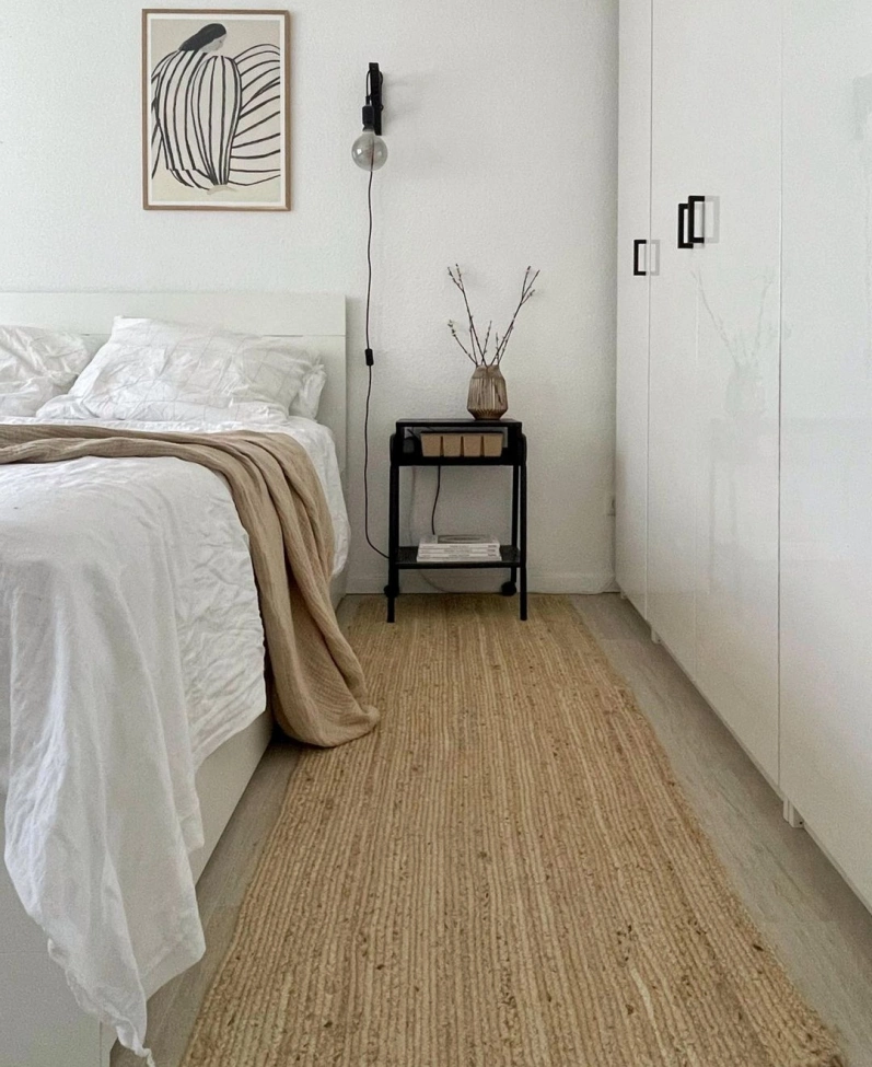 Jute tapijt 'Flätan' - Jute