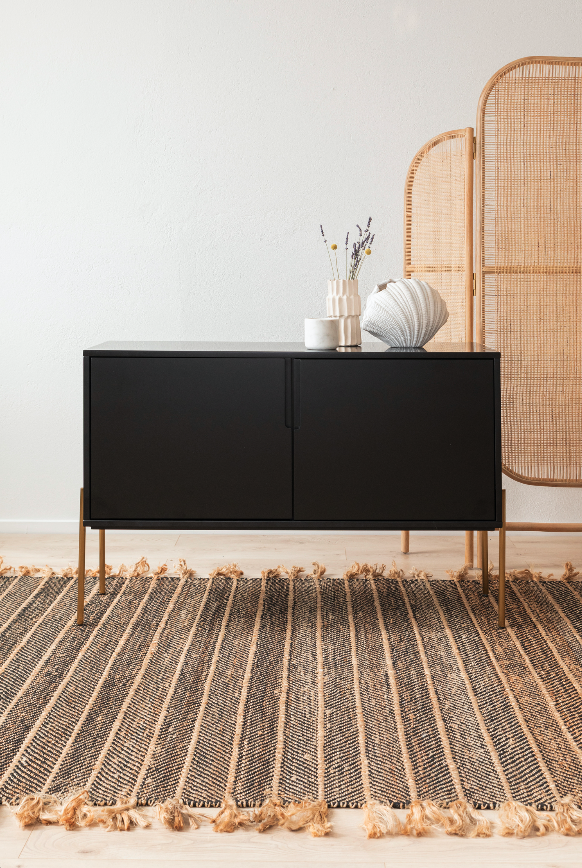 Vloerkleed 'Striped Sand' - Natuurlijk 160x230