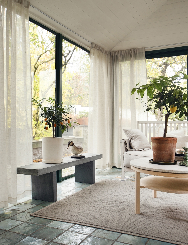 Gordijn 'Skylight' 280x290 - Licht natuur