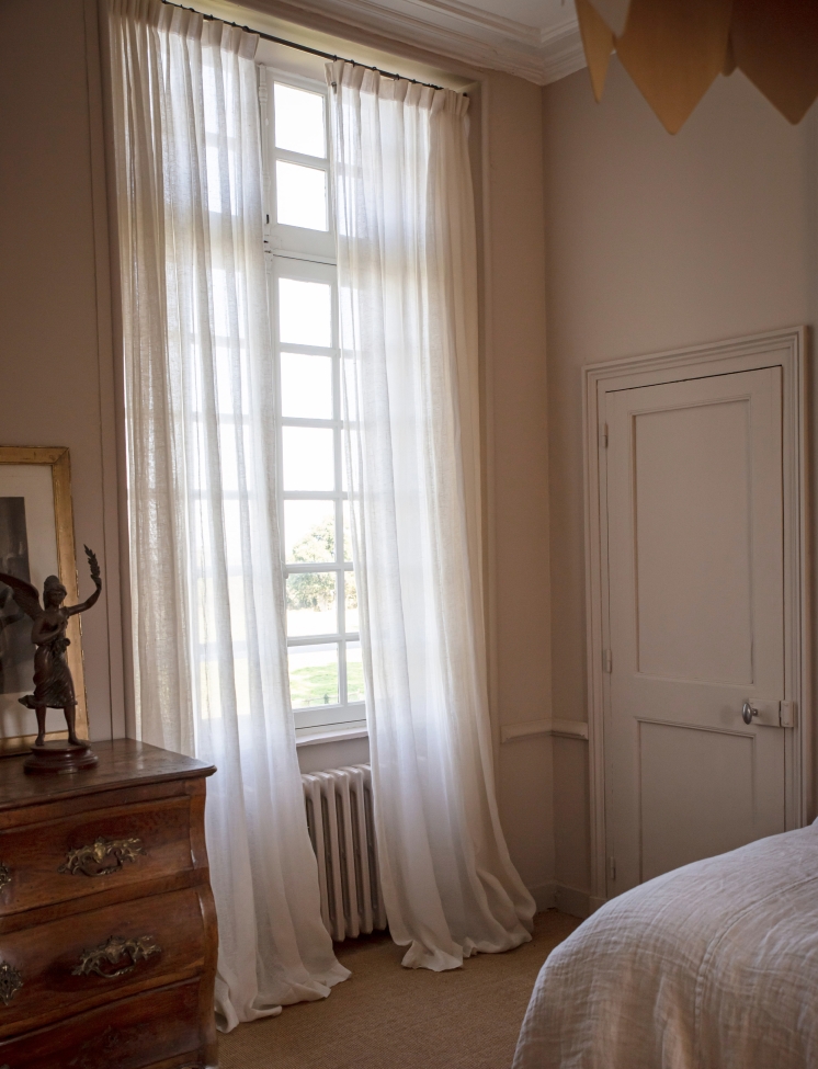 Gordijn 'Sunrise' 140x290 - Wit