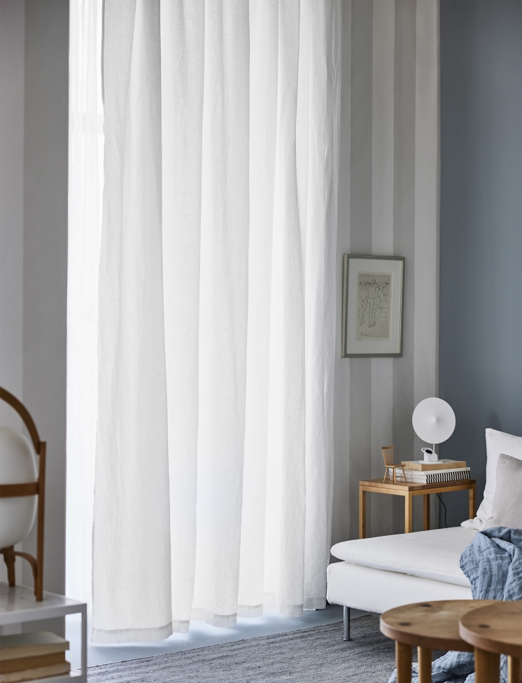 Gordijn 'Sunrise' 140x290 - Wit