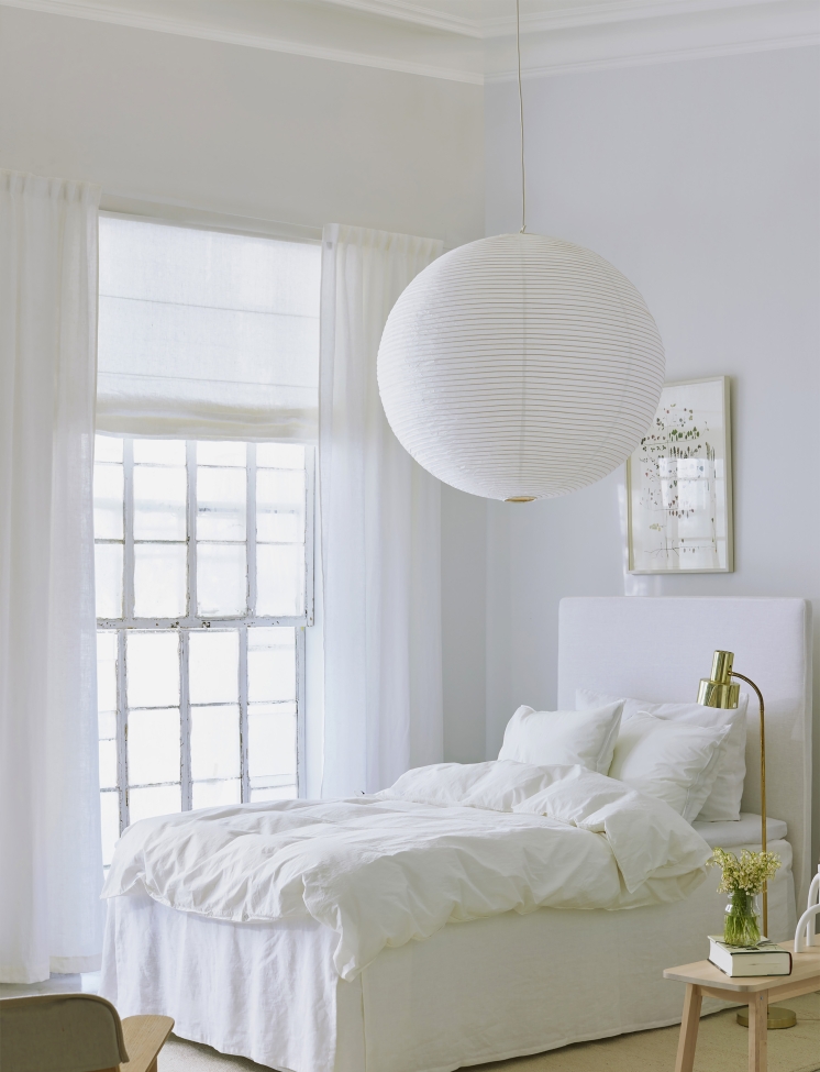 Hissgordijn 'Miramar' 160x180 - Wit