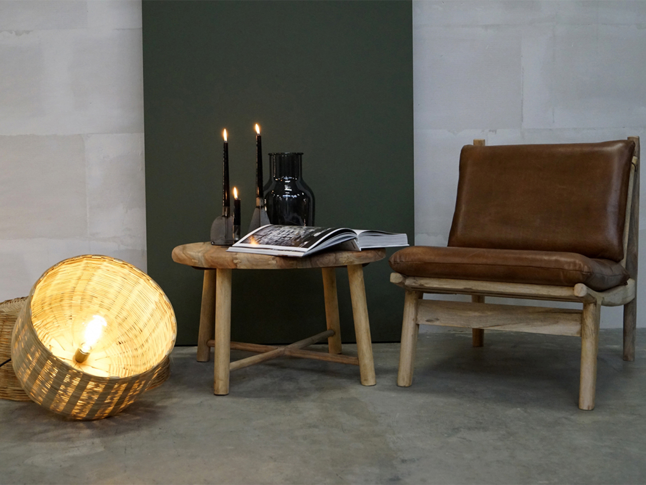 Lounge stoel 'James' - Vintage