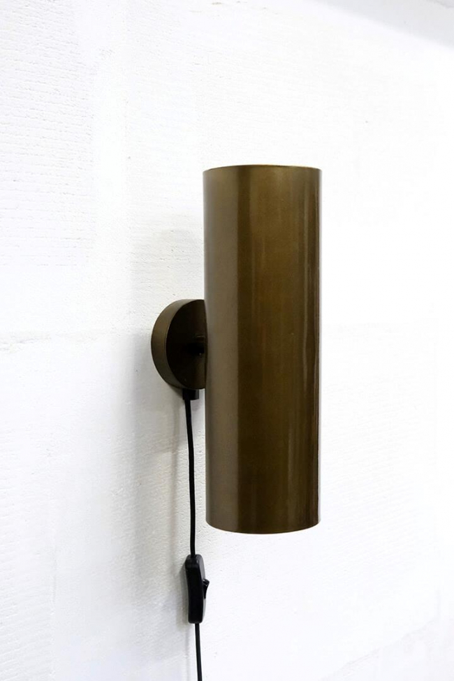 Wandlamp 'Jonah' - Antiek Messing