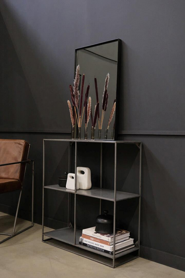 Wandspiegel 'Alex' - Zwart