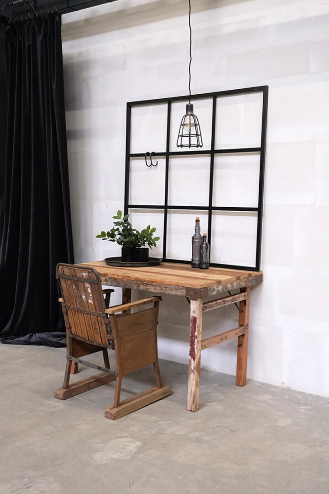 Industriewand 'New York' S - Zwart