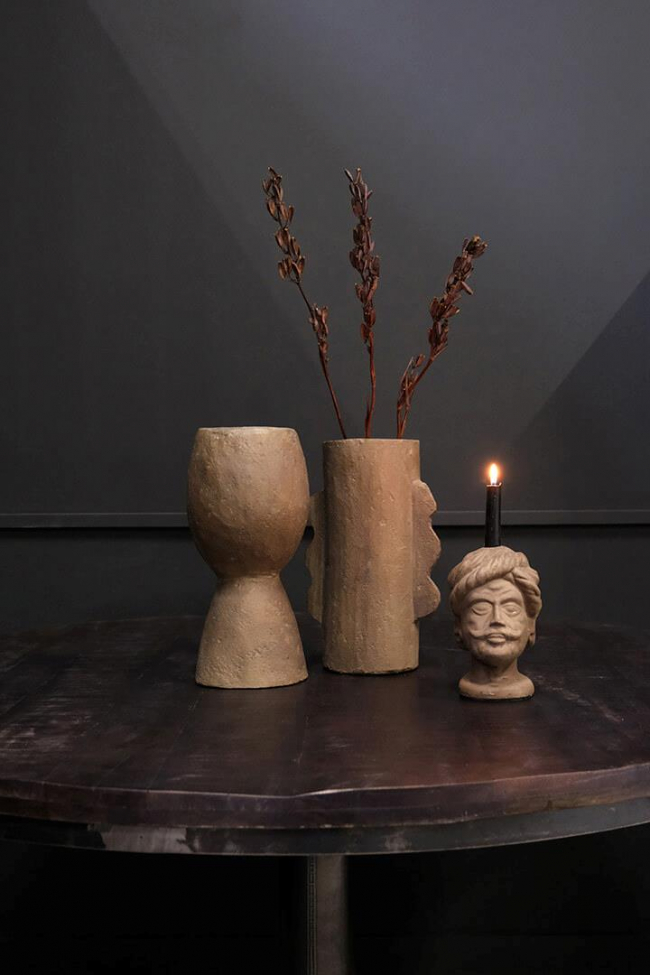 Vaas 'Baxter' - Grijs