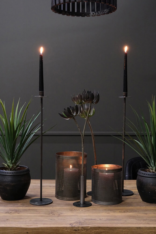 Kaarsenhouder 'Dean' S - IJzer