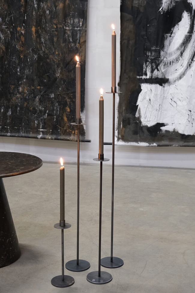 Kaarsenhouder 'Dean' L - IJzer