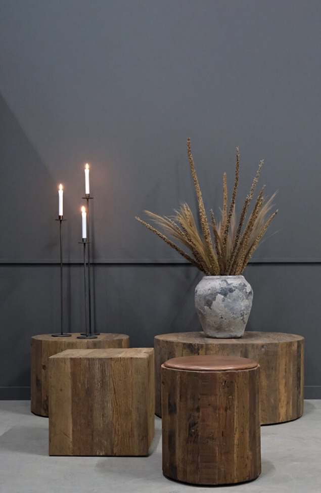 Kaarsenhouder 'Dean' L - IJzer