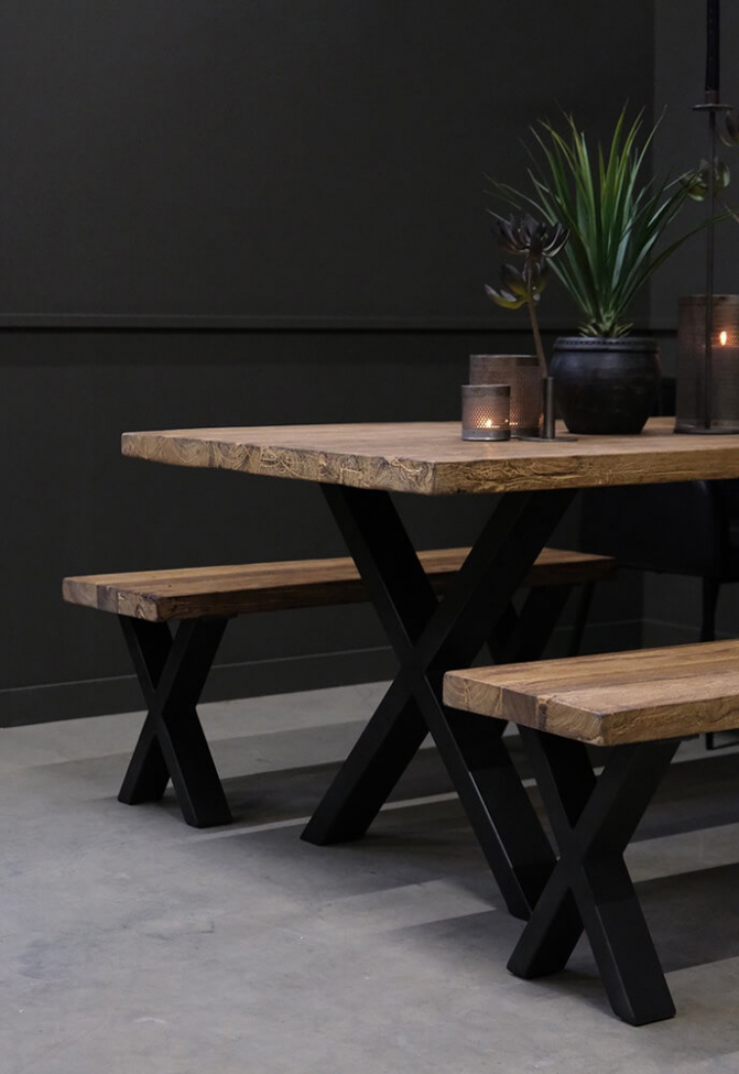 Bank 'Ross' L - Hout