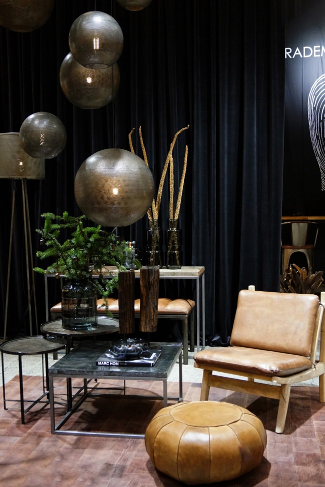 Zitpoef Vintage - Gerecycled leer